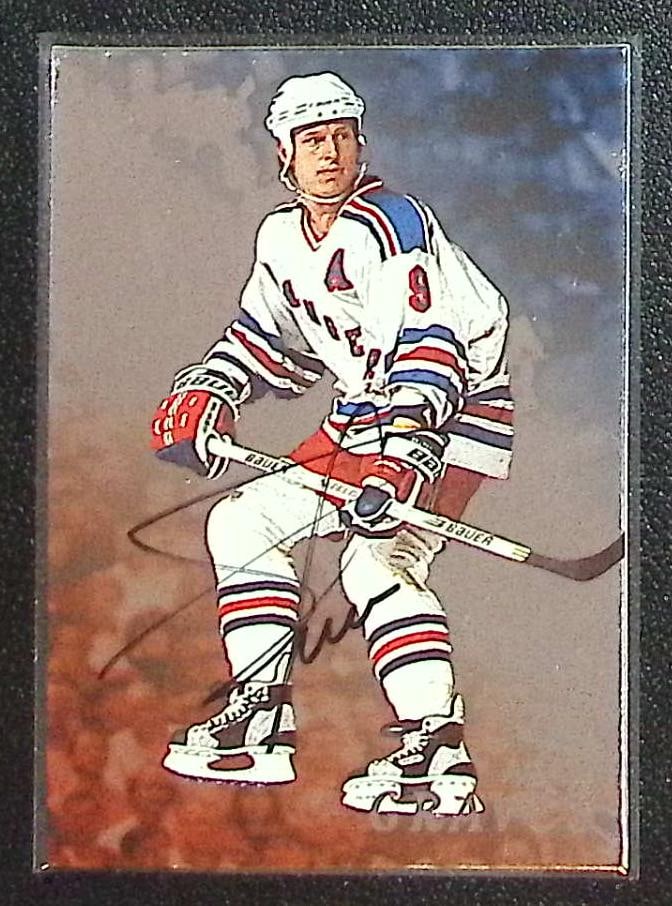 Adam Graves Auto 1998-98 In The Game #91 New York Rangers: In The Game NHL Hockey Trading & Sports Cards, Sports Cards for Sale Near Me, Stanley Cup & Hall of Fame Players, Valuable Auction Memorabilia Lots for Sale On Line