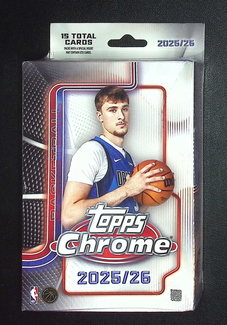 2025 Topps Chrome Basketball HANGER BOX - Cooper Flagg Rookie Card (1 of 1)