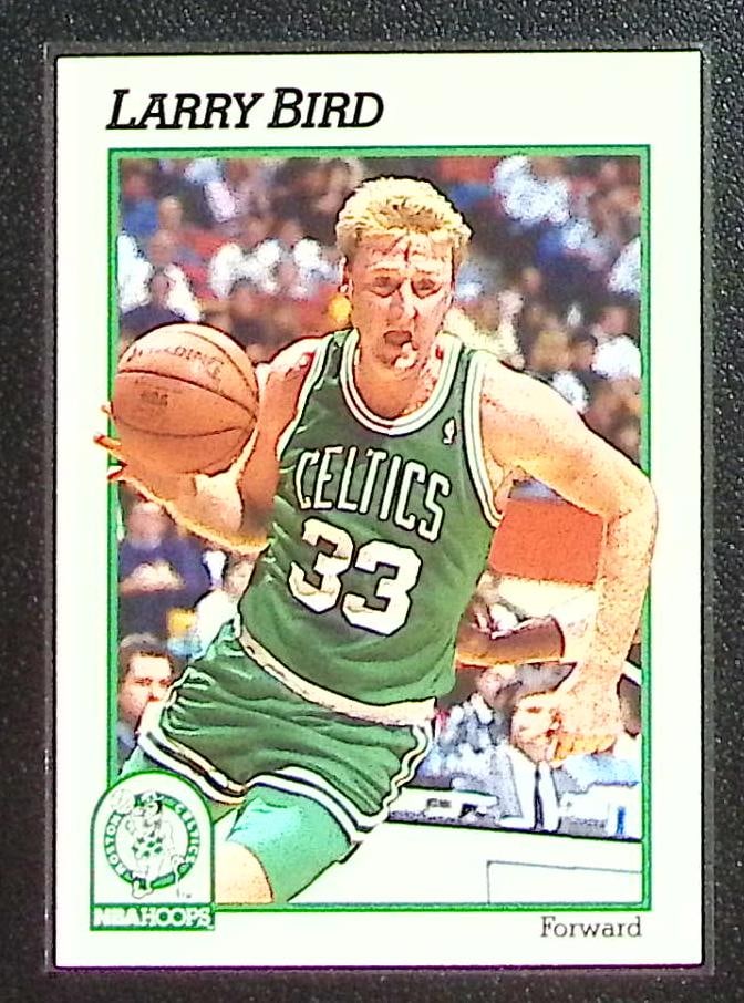 Larry Bird 1991-92 NBA Hoops #9 Boston Celtics (1 of 2)