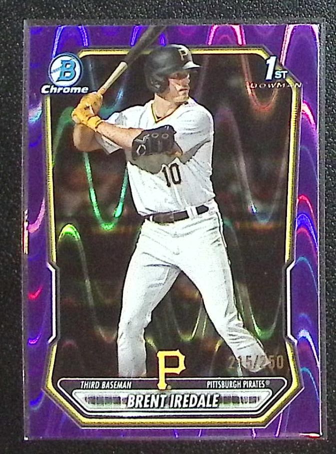 Brent Iredale 1st Bowman Purple Wave Refractor /250 2026 Bowman Chrome #BCP-31 (1 of 2)