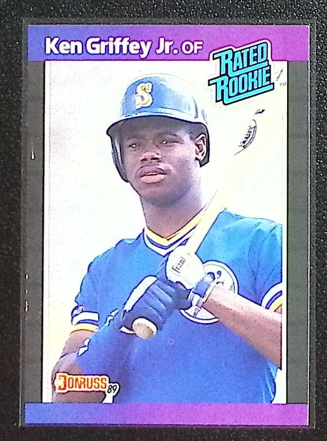 Ken Griffey Jr. Rookie Card 1989 Donruss #33 Seattle Mariners: Donruss Baseball MLB Trading & Sports Cards, Sports Cards for Sale Near Me, Prizm, Mosaic, Select, SP, SSP, Auction Memorabilia Lots for Sale On Line, World Series & Hall of Fame Players, Diamond King