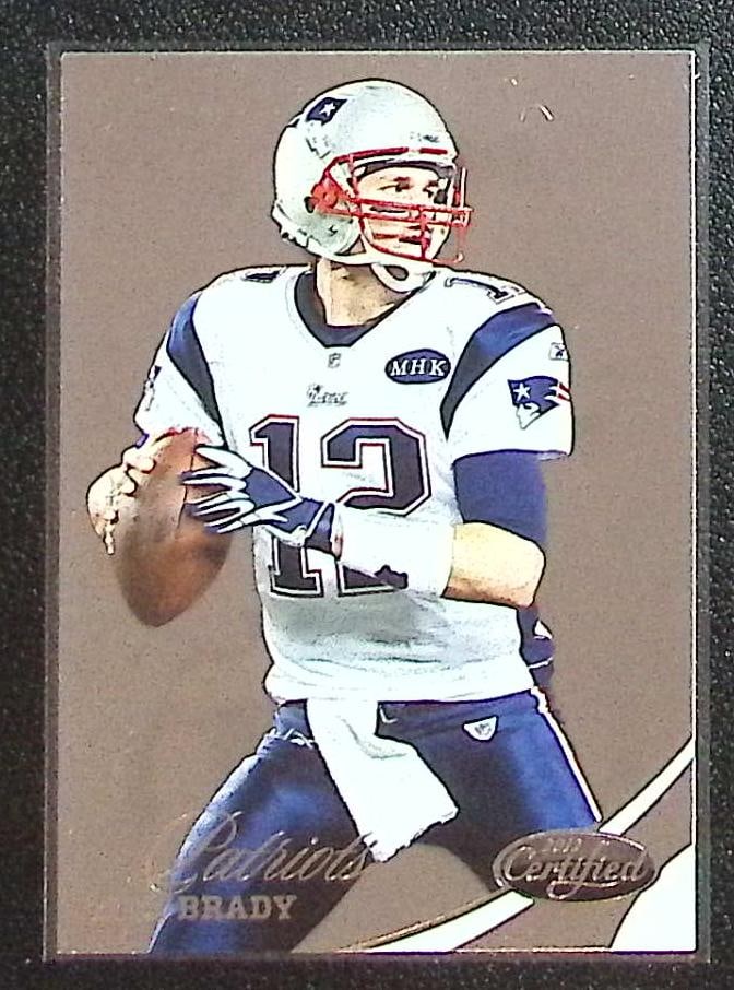 Tom Brady 2012 Panini Certified #4 New England Patriots: Panini Select, Prizm, Mosaic, Contenders, Zenith, Phoenix, Illusions, Absolute, Rookie NFL Sports Trading Cards, SP, SSP, Cards, Football Cards for Sale Near Me, Superbowl & Hall of Fame Player Cards,