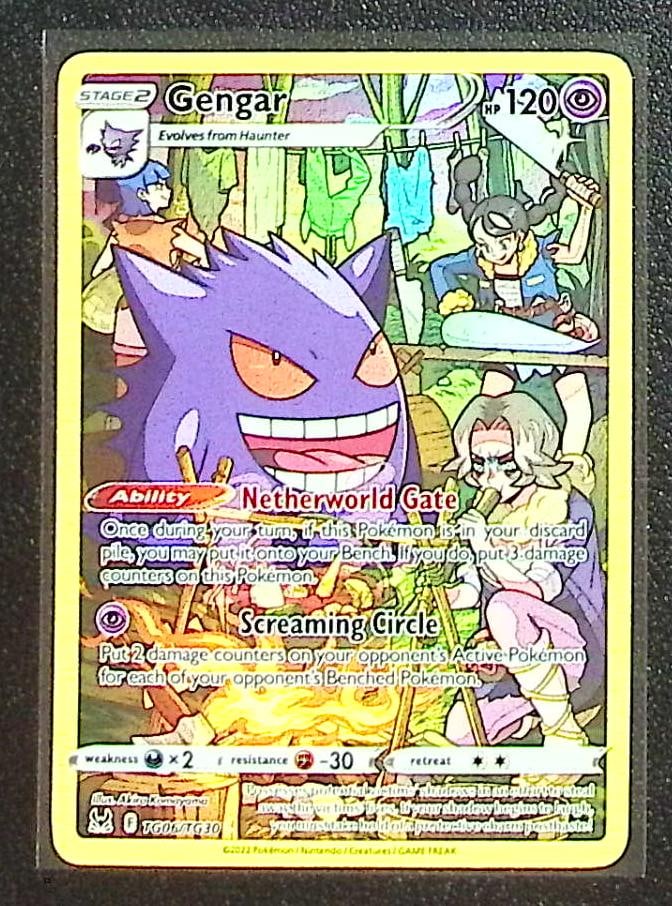 Pokemon Lost Origin Trainer Gallery Gengar #TG06: Pokemon Trading Card Game Cards, Charizard, Pikachu, Mewtwo, Reverse Holo, Holo Rare, Secret Rare Cards, Full Art Cards, Eevee, Ultra Rare Card, Illustration Rare, Special Illustration Rare SIR