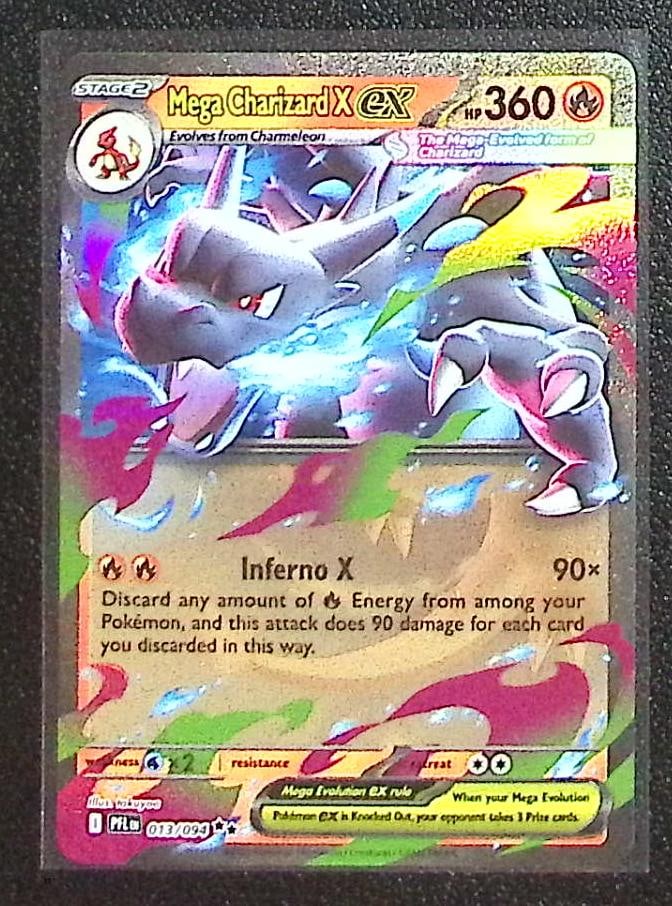Pokemon Phantasmal Flames Mega Charizard X Ex #13 (1 of 2)