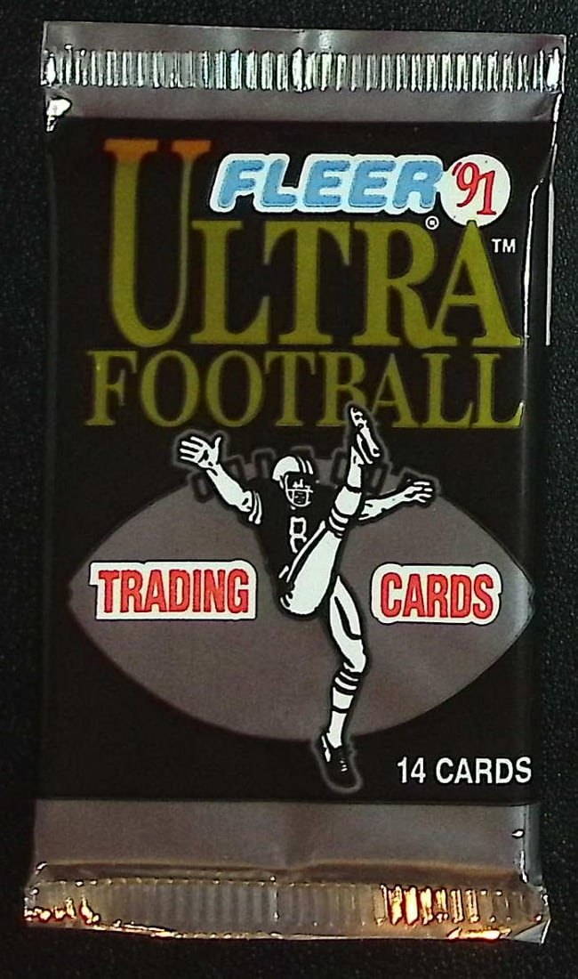 1991 Fleer Ultra Vintage Football Cards Retail Box Pack Sports Cards Rookie Cards (1 of 1)
