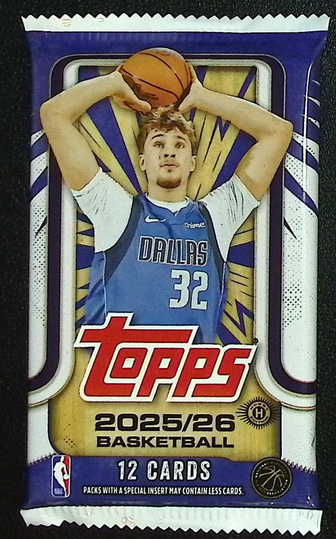 2025-26 Topps Basketball Card HOBBY BOX PACK RC'S: Cooper Flagg, Kon Kneuppel, VJ Edgecombe: Topps Basketball NBA Trading & Sports Cards, Rookie Cards in this set are Cooper Flagg, Dylan Harper, Ace Bailey, V J Edgecombe, Kon Knueppel , Autographs, Signatures, Green Topps Logo Refractor, Auct