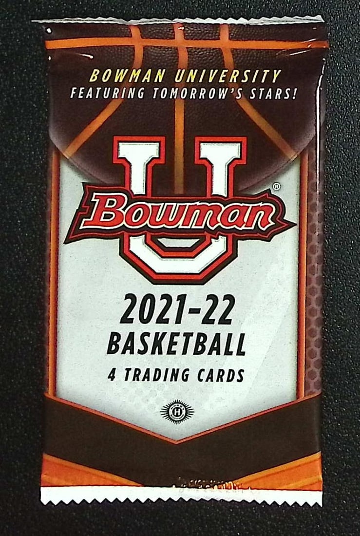 2021-'22 Bowman U Basketball Hobby Box Pack: Bowman Basketball NBA Trading & Sports Cards, Sports Cards for Sale Near Me, Champion and Hall of Fame Players, Auction Lots for Sale On Line