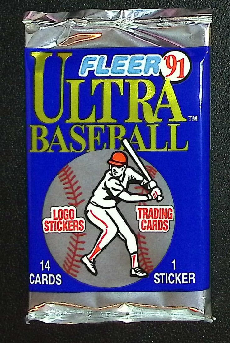 1991 Fleer Ultra Series 1 Baseball Cards Retail Box Pack Sports Cards MLB Trading Cards Rookie Cards (1 of 1)