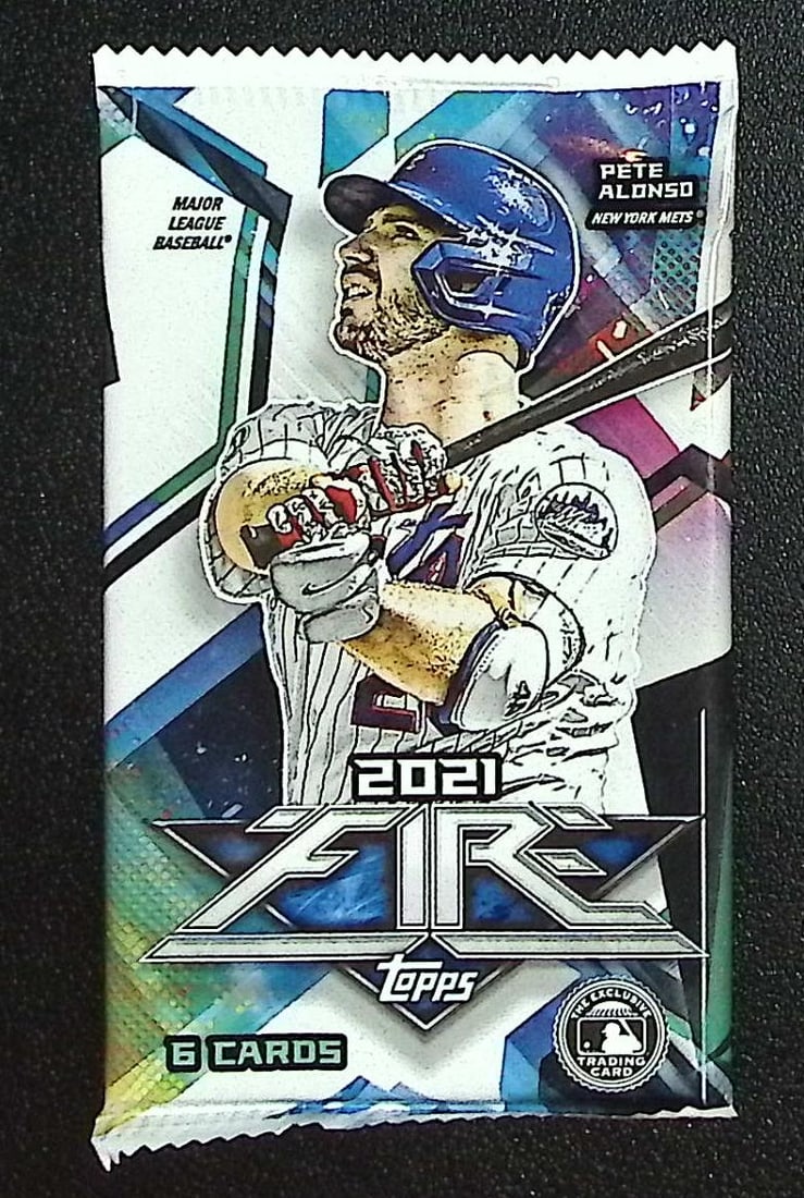 2021 Topps Fire Baseball BLASTER BOX PACK: Topps MLB Rookie Baseball Trading Cards, Sports Cards for Sale Near Me, World Series & Hall of Fame Players, Shohei Ohtani, Mike Trout, Aaron Judge, Mookie Betts, Boston Red Sox, New York Yankees