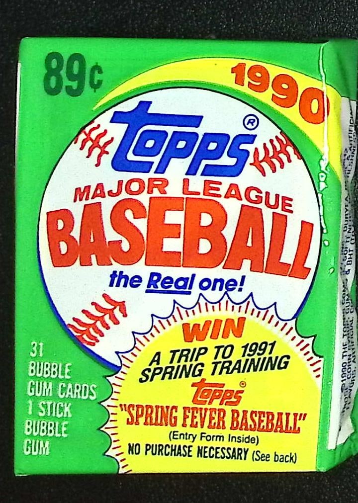 1990 Topps Series 1 Vintage Baseball CELLO Pack - Set Contains Ken Griffey, Jr. Rookie Card: Topps Vintage Rookie MLB Trading Cards, Frank Thomas Rookie Card, Bo Jackson, Cal Ripken, Nolan Ryan, Ken Griffey Jr All-Star Roopkie Cup Card, Sports Cards for Sale Near Me, World Series & Hall of Fa