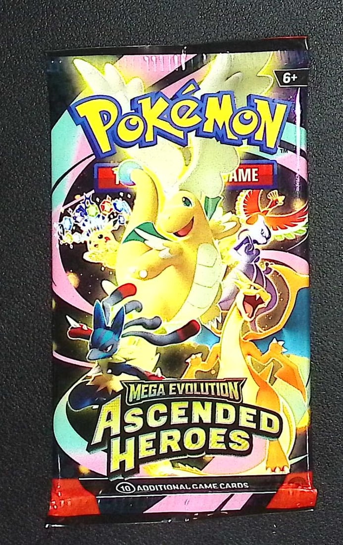 2025 Pokemon Ascended Heroes Card Booster Pack Charizard Newest Pokemon Set: Pokemon Trading Card Game Cards, Charizard, Pikachu, Mewto, EX, Referse Holo, Holo Rare Cards, Secret Rare Cards, Full Art Cards, Evee, 3 Stars Ultra Rare Cards, Double Rare, Illustration Rare, Specia