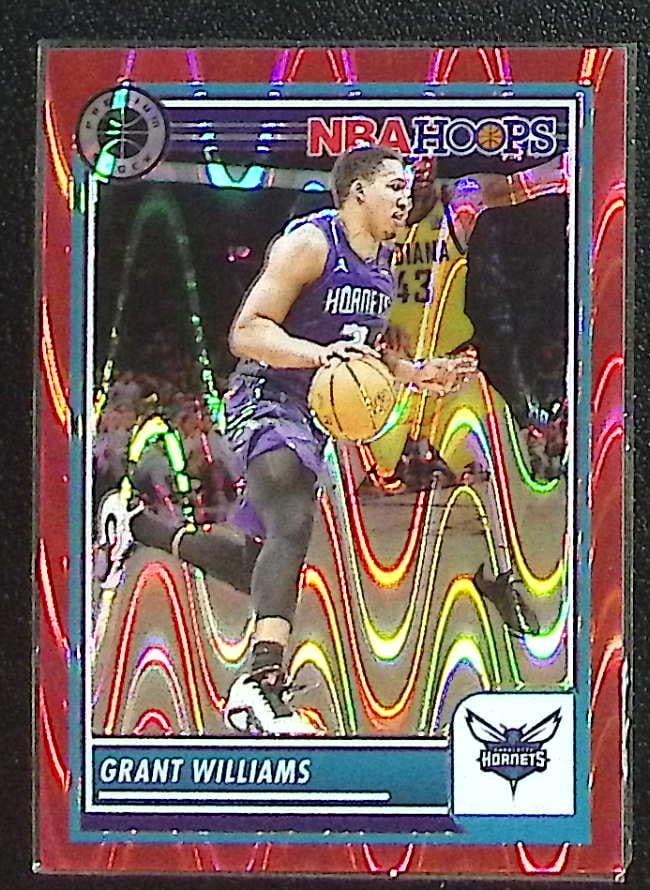 Grant Williams Red Seismic /199 2023-24 Panini Premium Stock #252: Panini Select, Prizm, Mosaic, Contenders, Revolution, Phoenix, NBA Hoops, Rookie NFL Sports Trading Cards, Silver, SP, SSP, Wave Prizms, Numbered Cards, Basketball sports Cards for Sale Near Me, NBA C