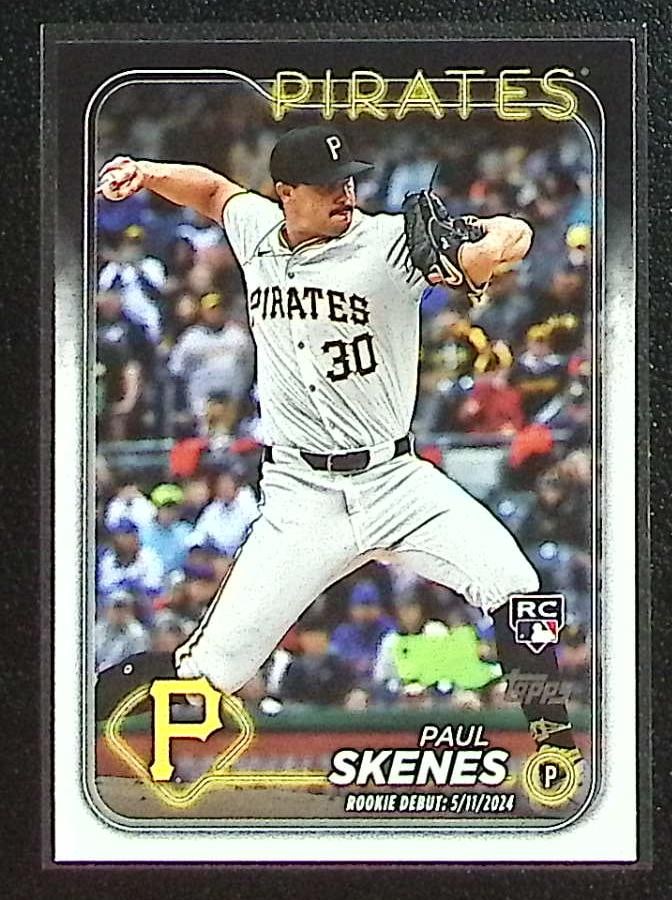 Paul Skenes Rookie Card 2024 Topps Update #US288 Pittsburgh Pirates (1 of 2)