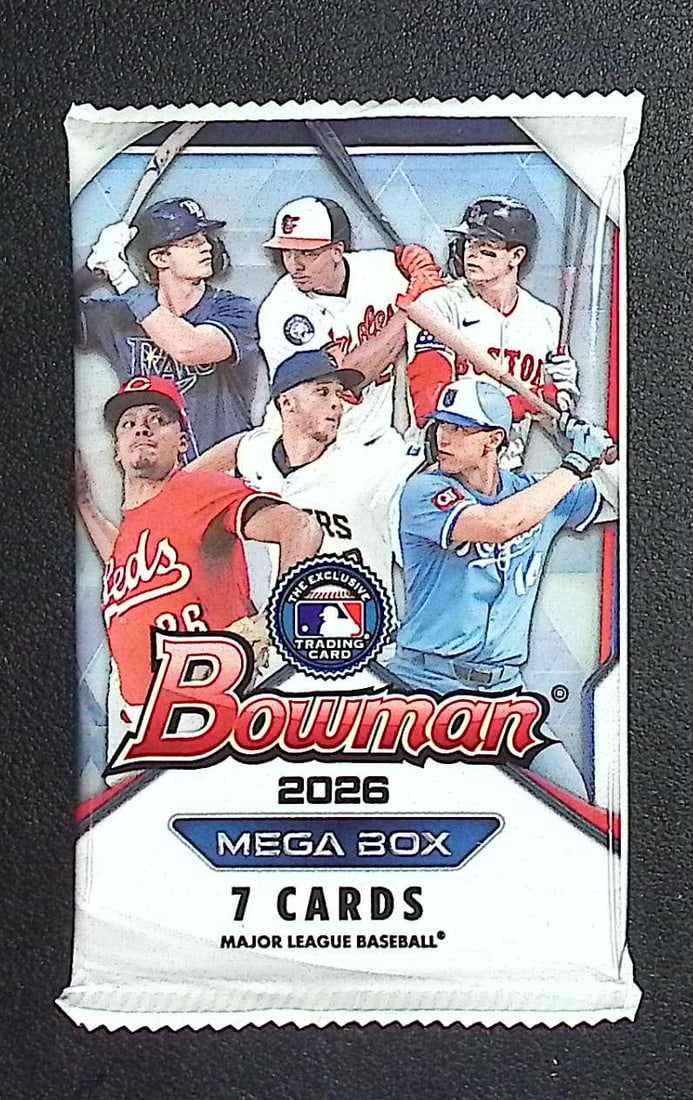 2026 Bowman Baseball Cards MEGA BOX PACK, Roman Anthony Rookie Card, Konnor Griffin Prospect (1 of 1)