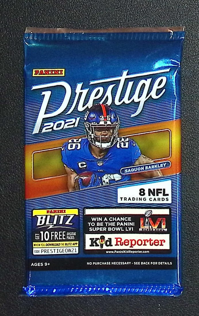 2021 Panini Prestige Football BLASTER BOX PACK: Panini Rookie Football NFL Trading & Sports Cards, Rookie Cards in This Set are Jayden Daniels, Bo Nix, Drake Maye, Marvin Harrison, Jr, JJ McCarthy, Football & Sports Cards for Sale Near Me, Silver, 