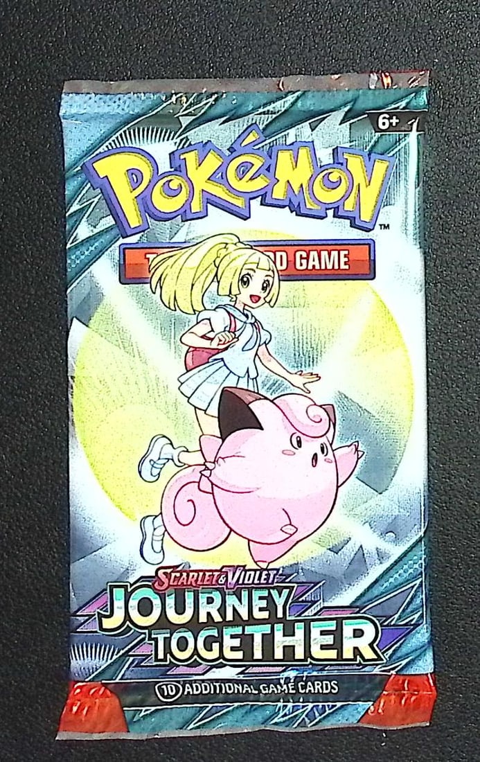 2025 Pokemon Scarlet & Violet Journey Together 10 Card TCG Booster Pack Charizard (1 of 1)