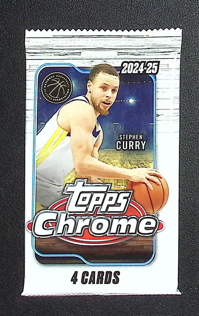 2024 Topps Chrome Basketball Cards BLASTER BOX PACK (1 of 1)