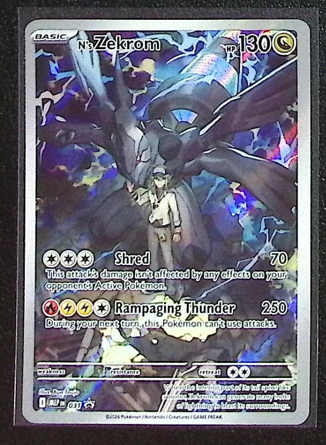 Pokemon Ascended Heroes ETB Promo N's Zekrom #31: Pokemon Trading Card Game Cards, Charizard, Pikachu, Mewtwo, Reverse Holo, Holo Rare, Secret Rare Cards, Full Art Cards, Eevee, Ultra Rare Card, Illustration Rare, Special Illustration Rare SIR