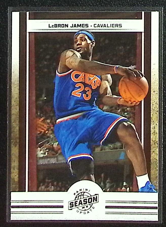 LeBron James 2009-10 Panini Season Update #82 Cleveland Cavaliers (1 of 2)