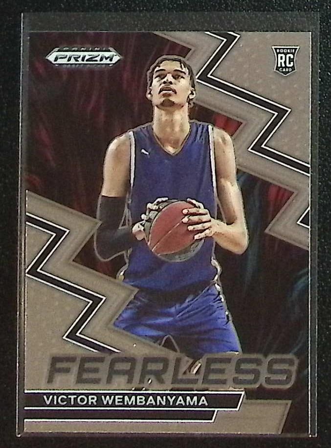 Victor Wembanyama Rookie Card Fearless 2023 Prizm Draft Picks #1 San Antonio Spurs (1 of 2)