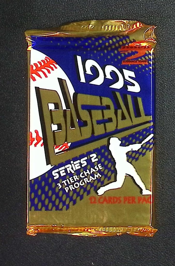 1995 Score Series 2 Vintage Baseball Cards Retail Box Pack, 3 Tier Chase Program (1 of 1)