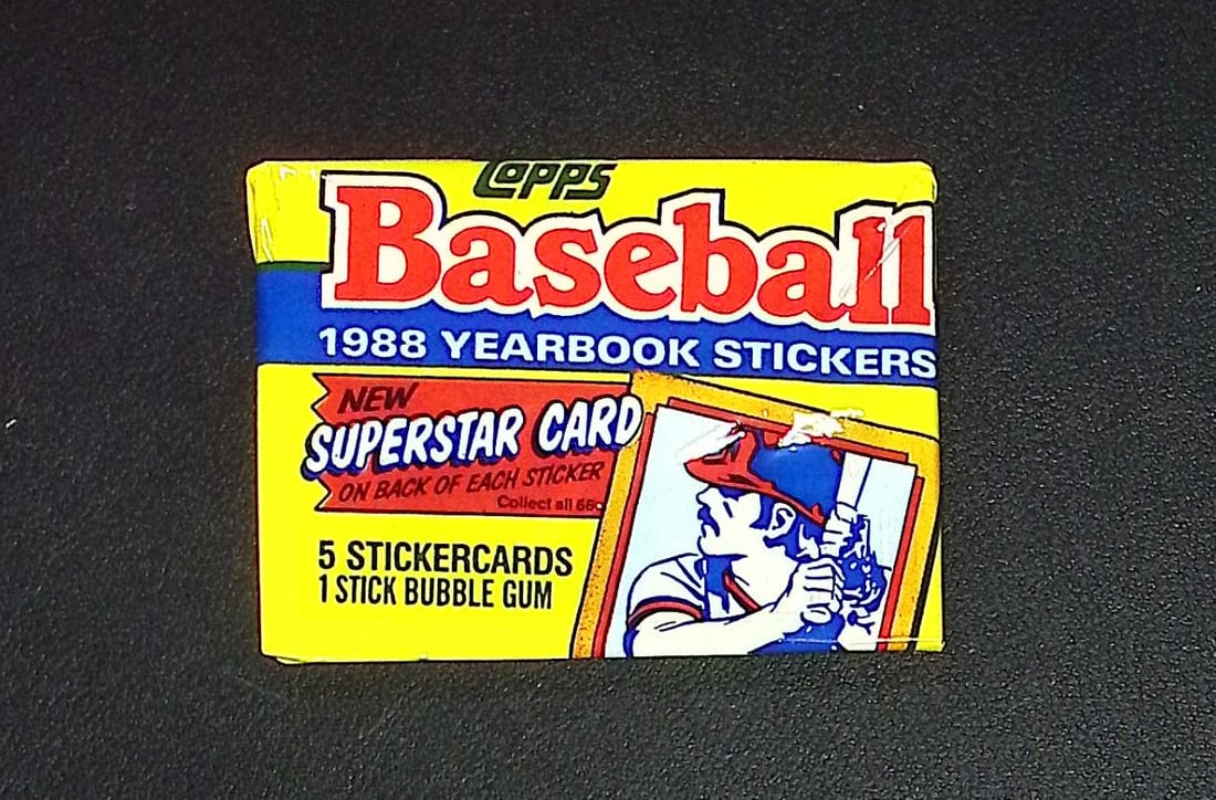 1988 Topps Vintage Baseball YEARBOOK STICKERS Retail Box Wax Pack Sports Cards (1 of 1)