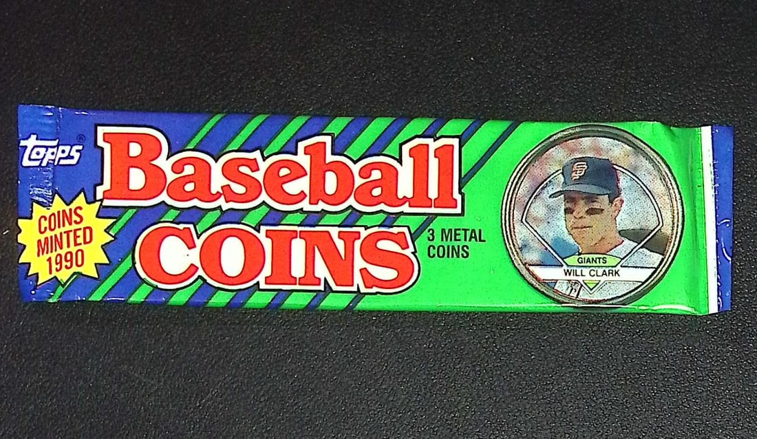 1990 Topps Vintage Baseball Coins Retail Box Wax Pack MLB Trading Coins: Topps Vintage Baseball MLB Trading & Sports Cards, Randy Johnson, Bo Jackson, Cal Ripken, Nolan Ryan, Craig Biggio, Old Sports Cards For Sale Near Me, World Series & Hall of Fame Players, Valuable Auc