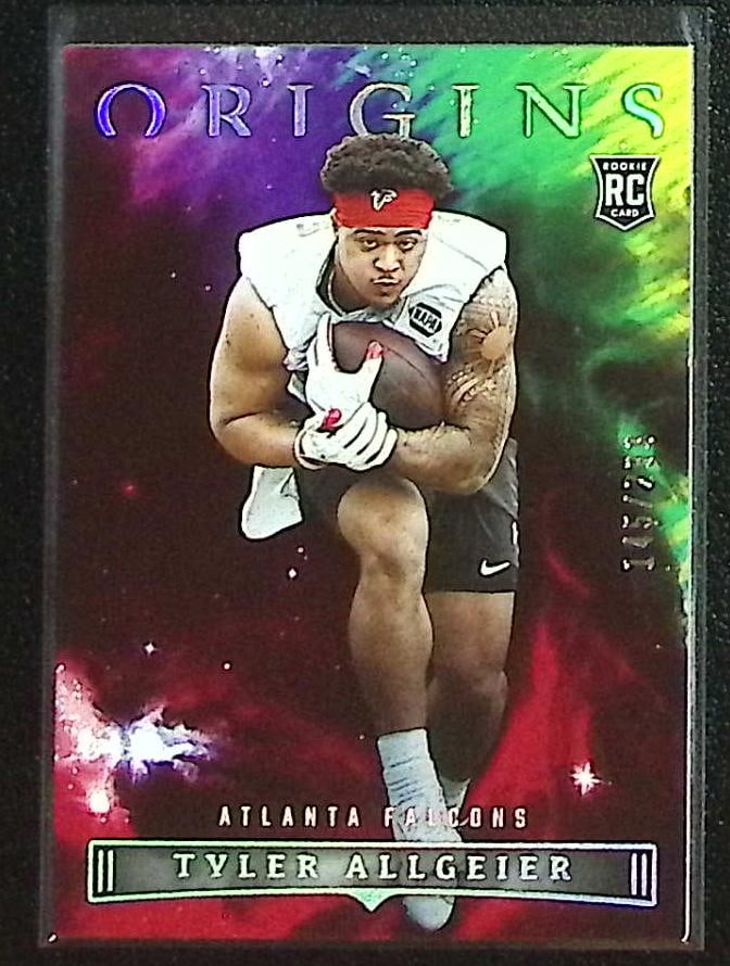 Tyler Allgeier Rookie Card Red /299 2022 Panini Origins #129 Atlanta Falcons (1 of 2)