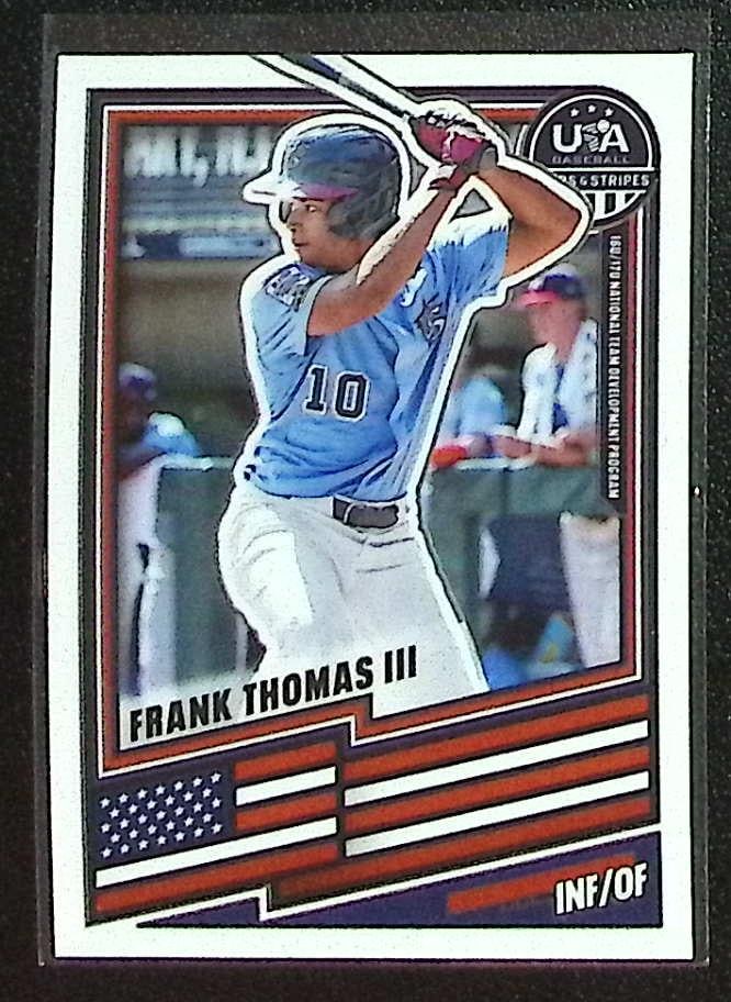Frank Thomas III 2026 Panini USA Baseball Stars & Stripes #3: Panini Baseball MLB Trading & Sports Cards, Sports Cards for Sale Near Me, Prizm, Mosaic, Select, SP, SSP, Auction Memorabilia Lots for Sale On Line, World Series & Hall of Fame Players