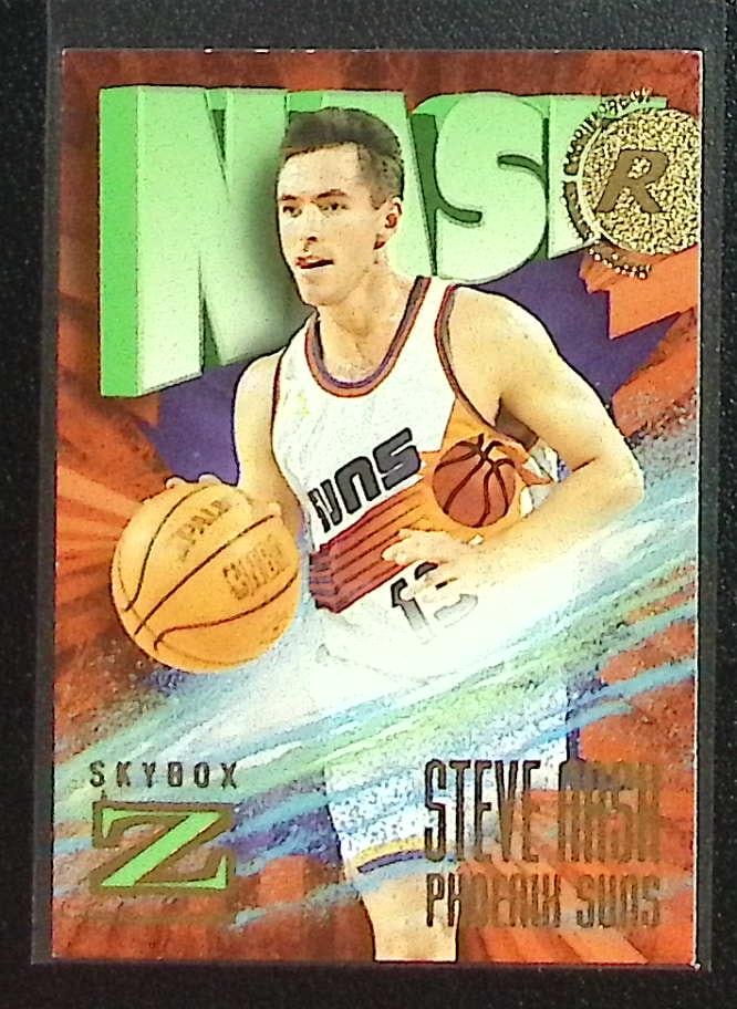 Steve Nash Rookie Card 1996-97 Skybox Z Force #158 Phoenix Suns: SkyBox, Basketball NBA Trading & Sports Cards, Sports Cards for Sale Near Me, Chrome, Refractor, SP, SSP, Valuable Auction Memorabilia Lots Sold On Line, NBA Championship & Hall of Fame Player Cards