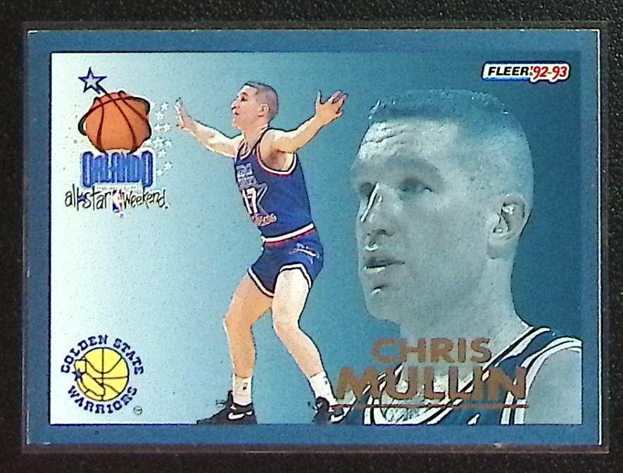 Chris Mullin All Star Weekend 1992-93 Fleer #18 Golden State Warriors (1 of 2)