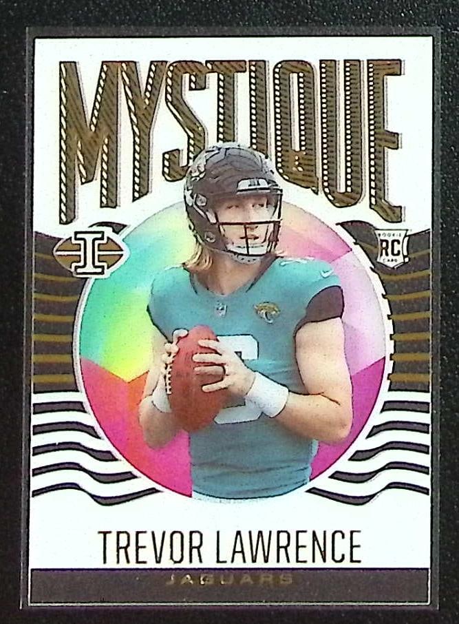 Trevor Lawrence Rookie Card Mystique Acetate 2021 Panini Illusions #MY-1 Jaguars (1 of 2)