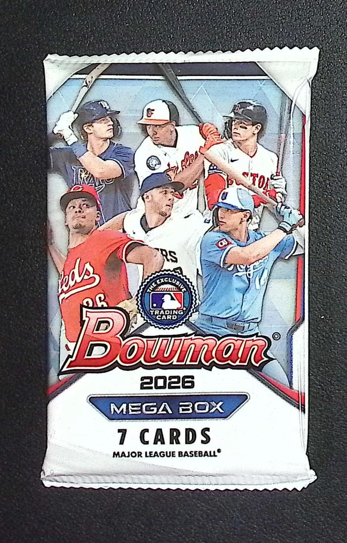 2026 Bowman Baseball Cards MEGA BOX PACK, Roman Anthony Rookie Card, Konnor Griffin Prospect (1 of 1)