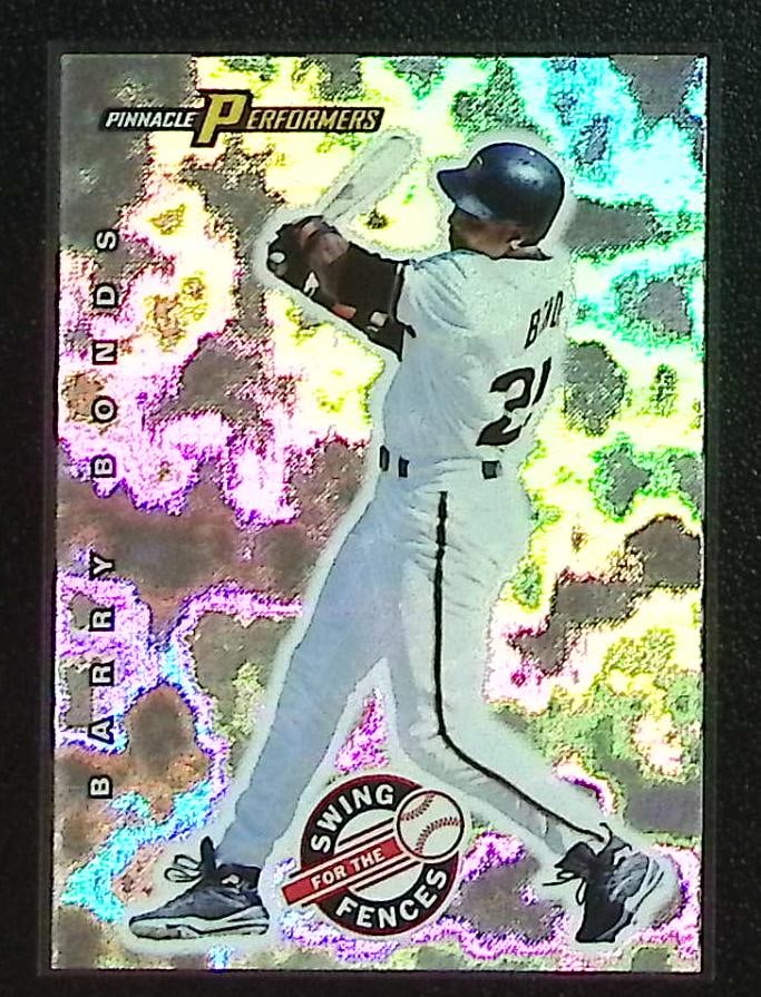 Barry Bonds Swing for The Fences 1998 Pinnacle Performers San Francisco Giants (1 of 2)
