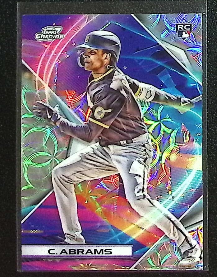 Cj Abrams Rookie Card Nucleus Refractor 2022 Topps Chrome Cosmic #133 Nationals: Topps Baseball MLB Trading & Sports Cards, Sports Cards for Sale Near Me, World Series & Hall of Fame Players Memorabilia, Refractors, X-Fractors, Numbered, SP, SSP, Valuable Auction Memorabilia Lots 