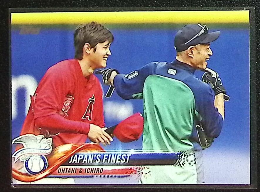 Shohei Ohtani (RC)/Ichiro 2018 Topps Update #US153: Topps Baseball MLB Trading & Sports Cards, Sports Cards for Sale Near Me, World Series & Hall of Fame Players Memorabilia, Refractors, X-Fractors, Numbered, SP, SSP, Valuable Auction Memorabilia Lots 