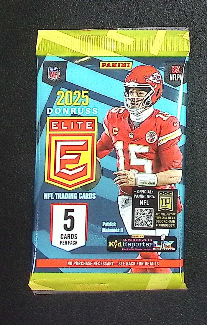 2025 Donruss Elite Football MEGA BOX PACK - Cam Ward, Ashton Jeanty, Dillon Gabriel, Shadeur Sanders (1 of 1)