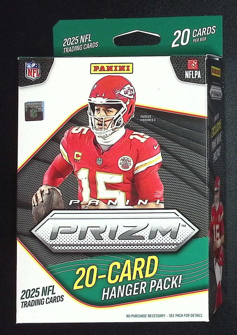 2025 Panini Prizm Football HANGER BOX - Jaxson Dart, Cam Skattebo, Travis Hunter, Emeka Egbuka: Panini Rookie Football NFL Trading & Sports Cards, Rookie Cards in This Set are Jaxson Dart, Cam Ward, Shedeur Sanders, Cam Skattebo, Travis Hunter, Football & Sports Cards for Sale Near Me, Silver, W