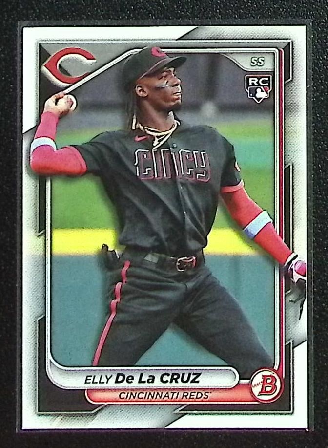 Elly De La Cruz Rookie Card 2024 Bowman #22 Cincinnati Reds (1 of 2)