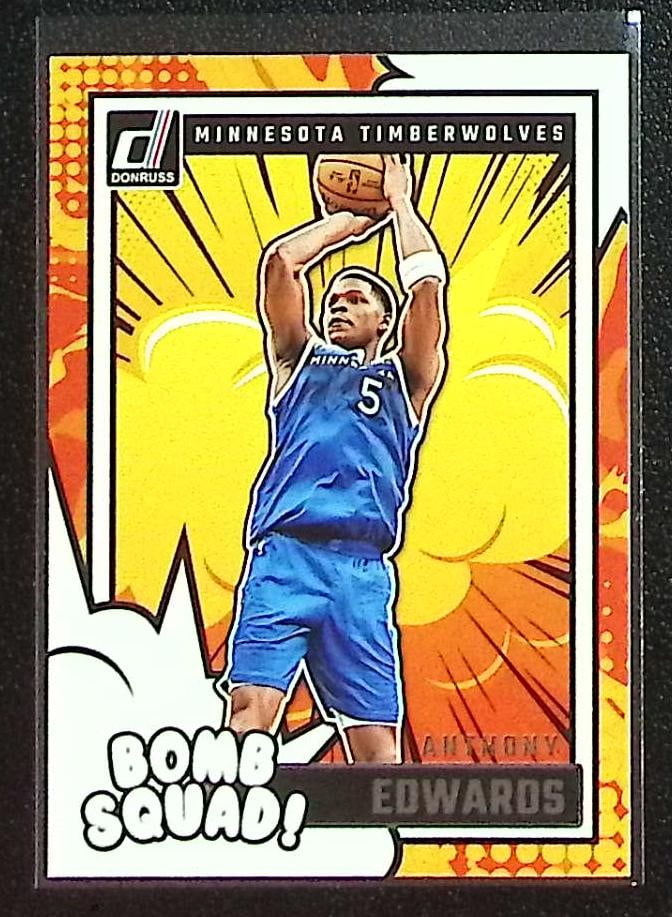 Anthony Edwards Bomb Squad 2024-25 Donruss #13 Minnesota Timberwolves (1 of 2)