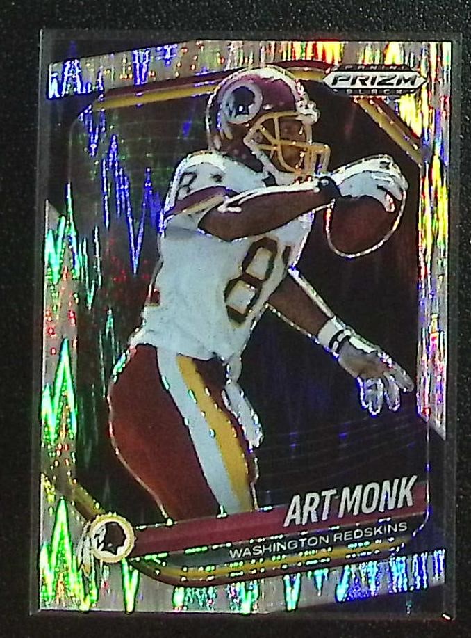 Art Monk Skewed Prizm /249 2025 Panini Prizm Black #147 Washington Redskins: Panini Select, Prizm, Mosaic, Contenders, Zenith, Phoenix, Illusions, Absolute, Rookie NFL Sports Trading Cards, SP, SSP, Cards, Football Cards for Sale Near Me, Superbowl & Hall of Fame Player Cards,