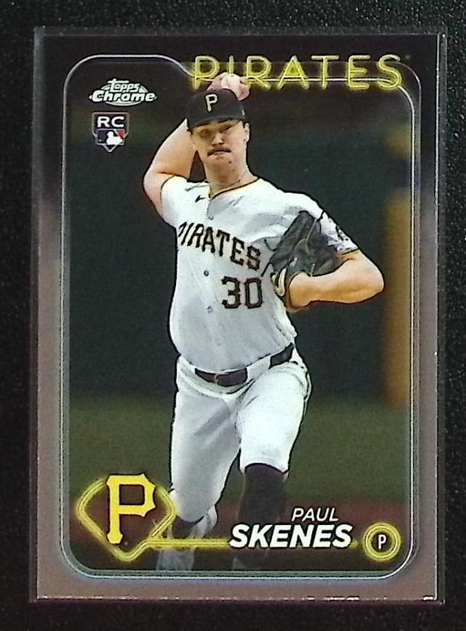 Paul Skenes Rookie Card 2024 Topps Chrome Update #USC88 Pittsburgh Pirates (1 of 2)
