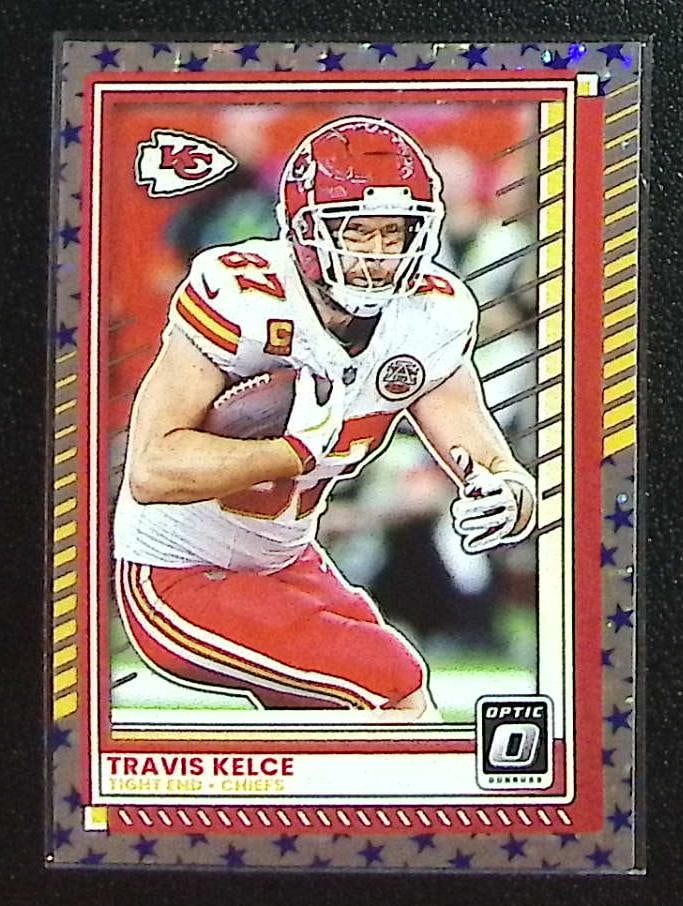 Travis Kelce Stars Prizm 2025 Donruss Optic #135 Kansas City Chiefs (1 of 2)