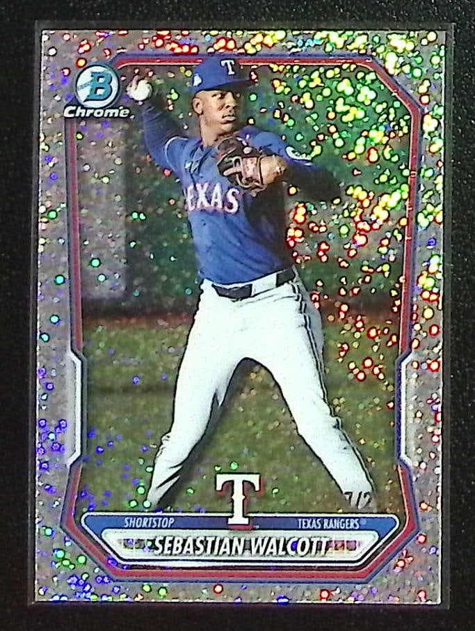 Sebastian Walcott Prospects Speckle Refractor /299 2026 Bowman Chrome #BCP-51 (1 of 2)