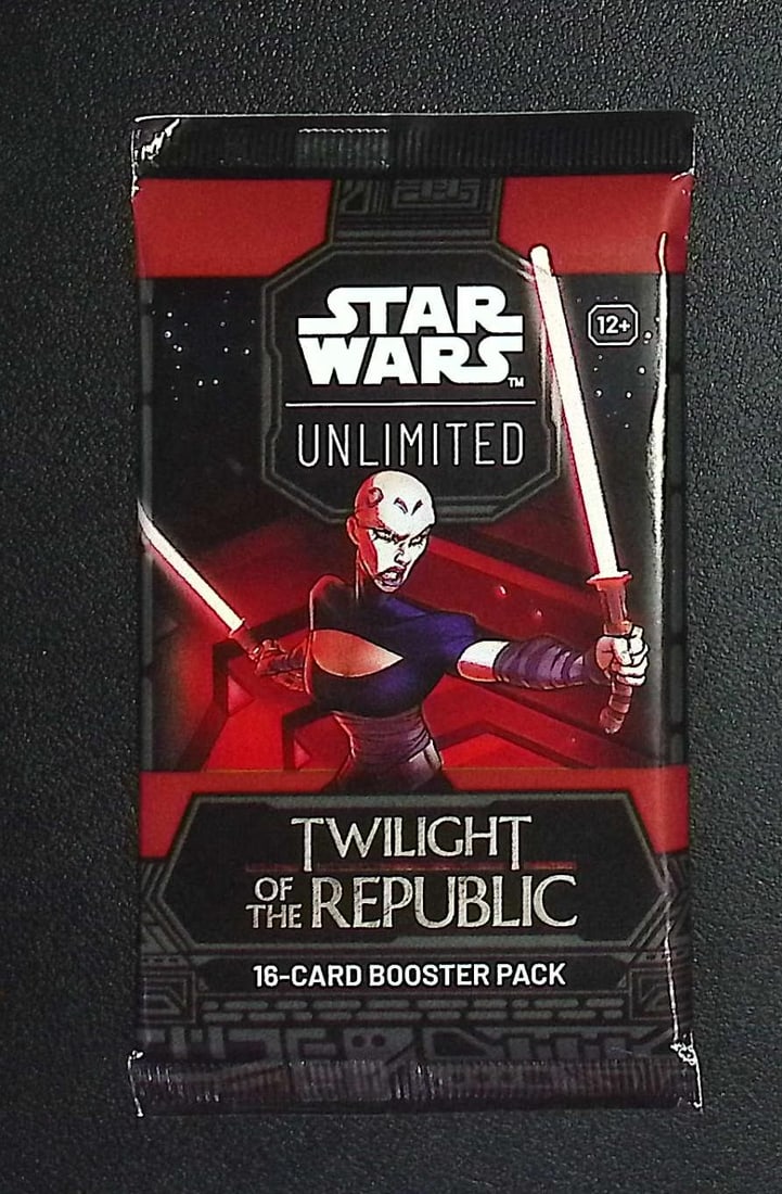 Star Wars Unlimited Twilight of the Republic 16 Card Booster Pack: 1 Rare or Legendary per Pack (1 of 1)