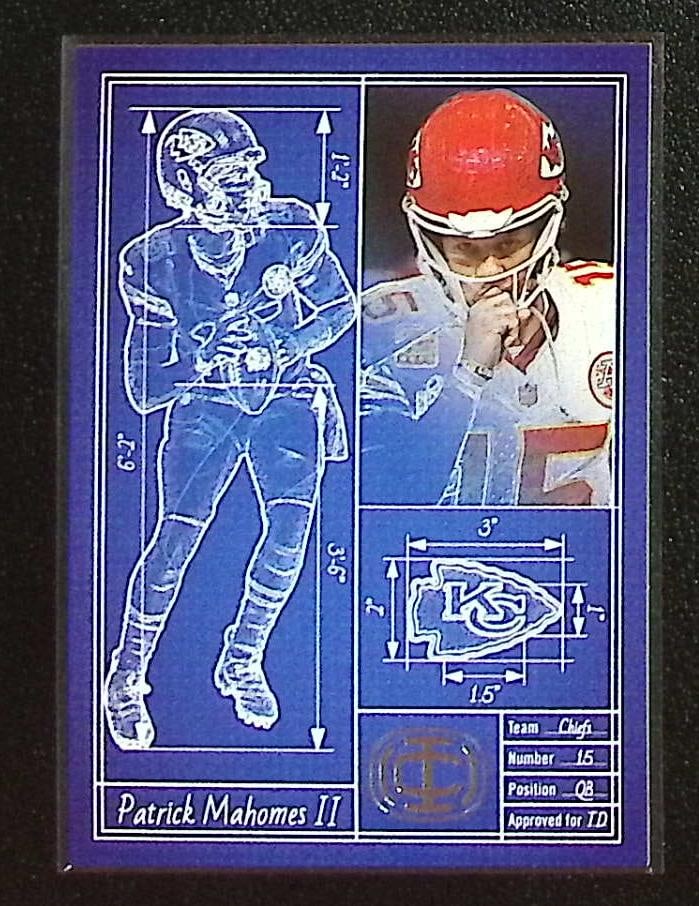 Patrick Mahomes Touchdown Architect 2025 Panini Icon Collection Mahomes #TA-5 Chiefs (1 of 2)