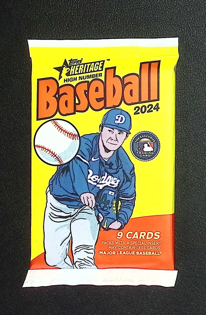 2024 Topps Heritage HIGH NUMBER Baseball Blaster Box Pack - Elly De La Cruz & Paul Skenes Rookie (1 of 1)