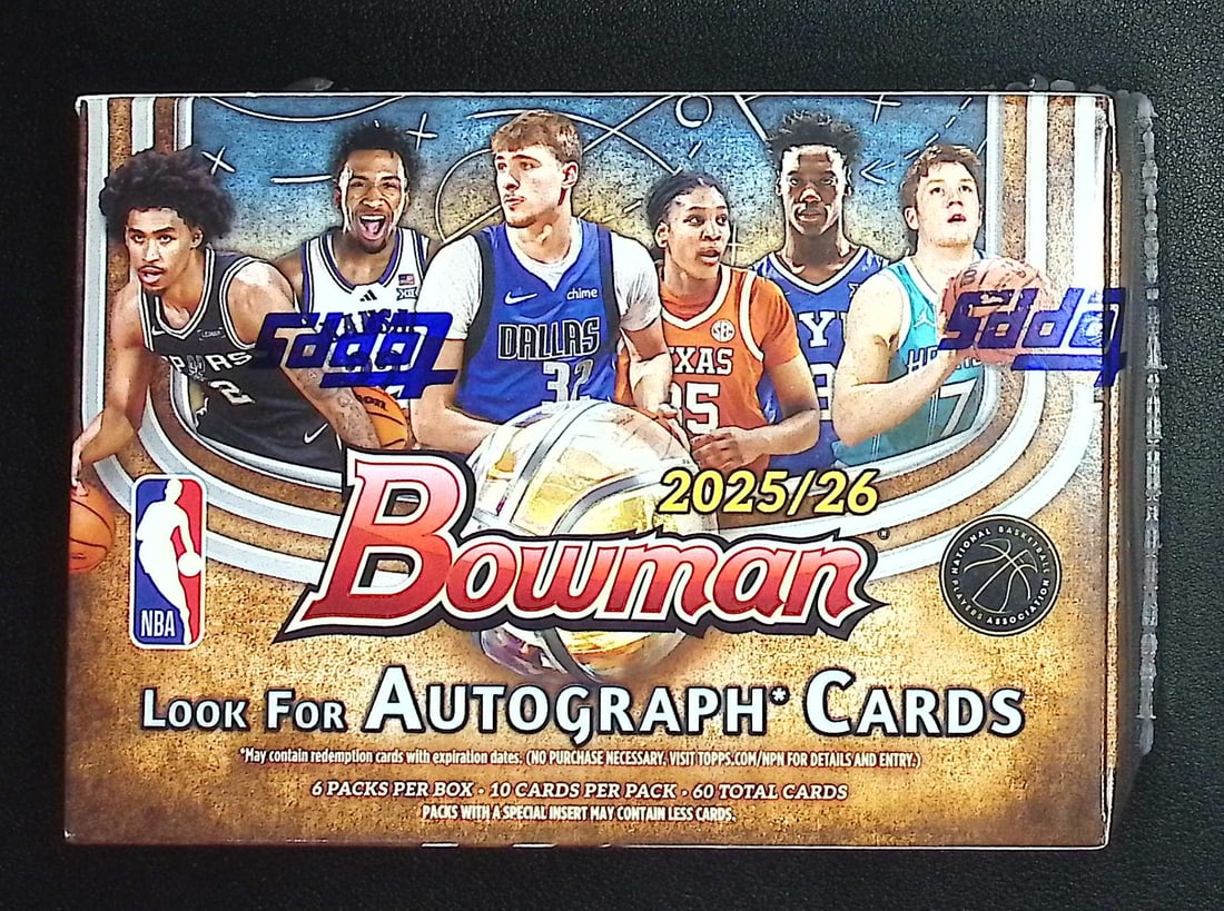 2025-26 Bowman Basketball Blaster Box - Cooper Flagg & Kon Knueppel Rookie Cards: Bowman Basketball NBA Trading & Sports Cards, Sports Cards for Sale Near Me, Champion and Hall of Fame Players, Auction Lots for Sale On Line