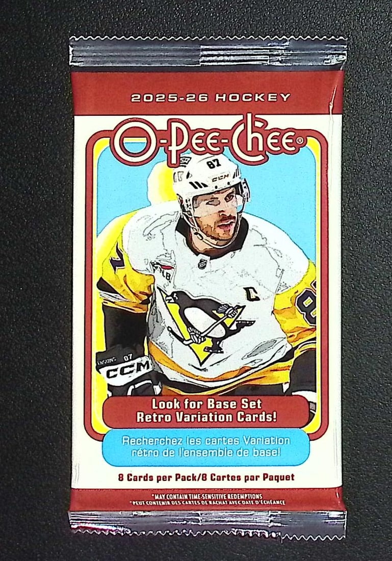 2025-'26 O Pee Chee Blaster Box Pack of Hockey Cards: O Pee Chee Hockey NHL Trading & Sports Cards, Connor McDavid, Alex Ovechkin, Sports Cards for Sale Near Me, Rookie Players, Auction Lots for Sale Near Me, Stanley Cup & Hall of Fame Players