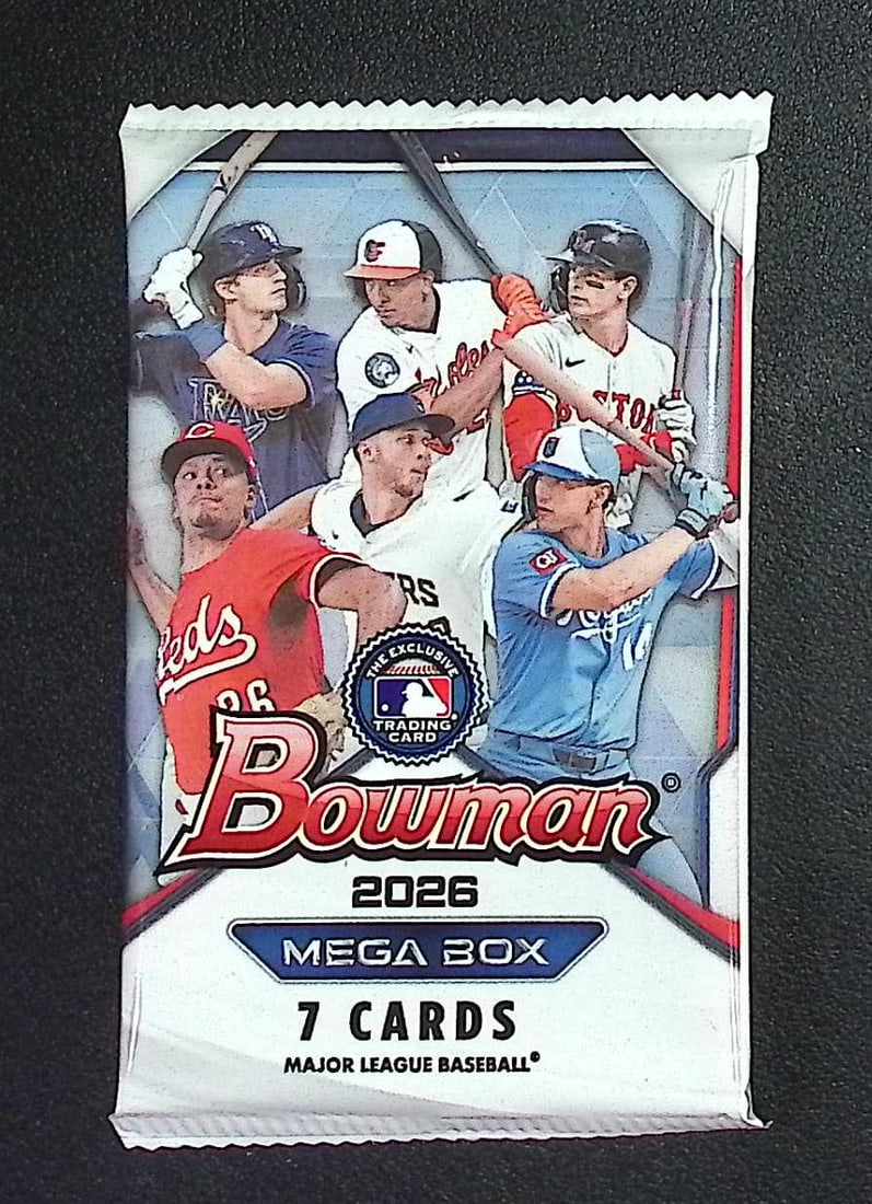 2026 Bowman Baseball Cards MEGA BOX PACK, Roman Anthony Rookie Card, Konnor Griffin Prospect (1 of 1)